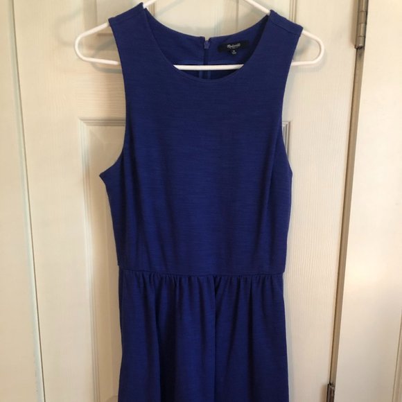 Cobalt Blue Madewell Dress - Picture 1 of 4